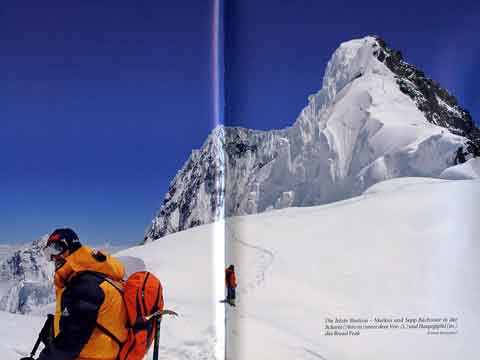 
Markus Kronthaler and Sepp Bachmair on the Broad Peak Col July 6, 2006 With Main Summit And Fore-Summit - Broad Peak Traum Und Albtraum book
